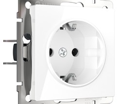 Белый глянцевый