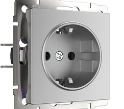 Серебряный глянцевый